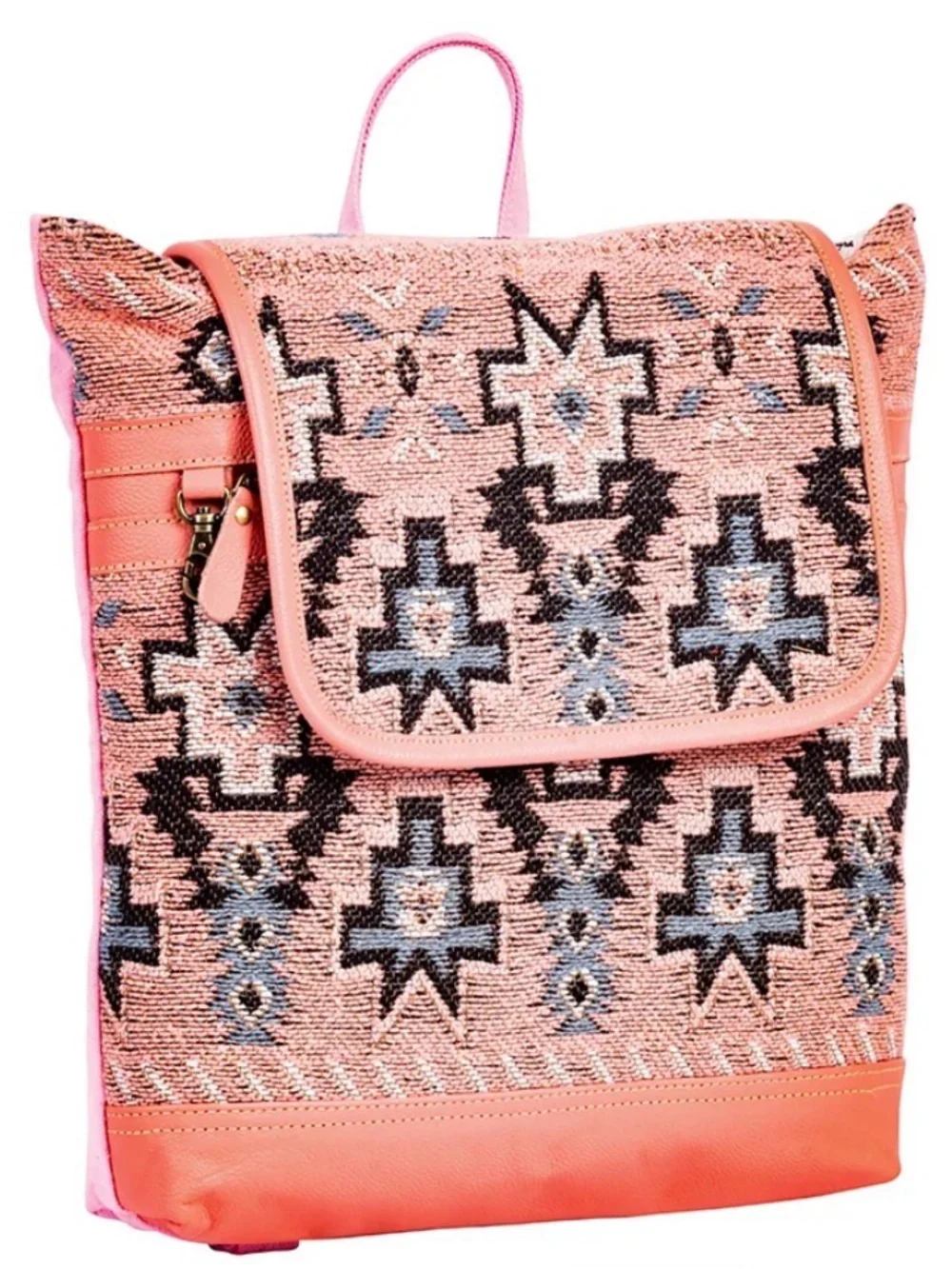 Myra Bag Suzanna Trail Geometric Woven Pink Western Patterned Women’s Backpack